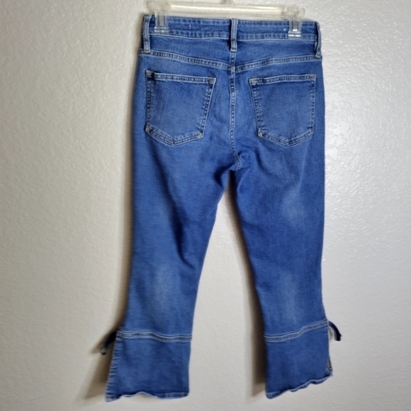 Anthropologie Pilcro High-Rise Cropped Flare Jeans sz 27 - Picture 9 of 10